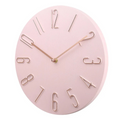 Moderne wandklok met stil quartz uurwerk – ronde tafelklok 30 cm