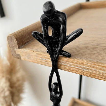 Romantisch Paar Beeldje van Polystone – Liefdes Decoratie als Cadeau