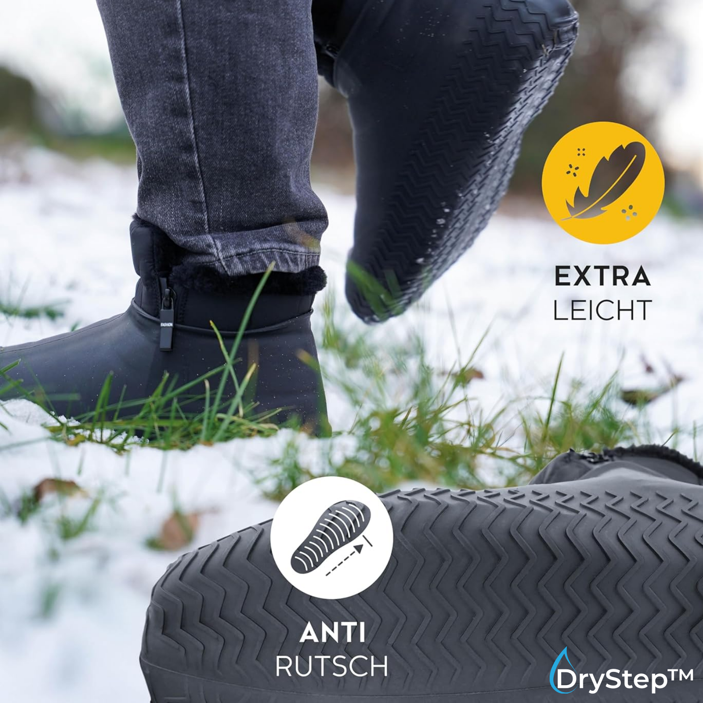 Waterdichte Siliconen Overschoenen – Antislip en Opvouwbaar voor Buiten