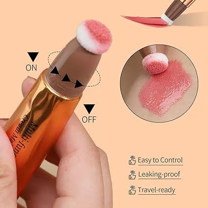 Contour & Blush Duo Pen met Ingebouwde Applicator voor een Stralende Teint