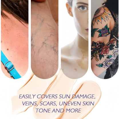 Body Foundation met Opbouwbare Dekking voor Gezicht en Lichaam
