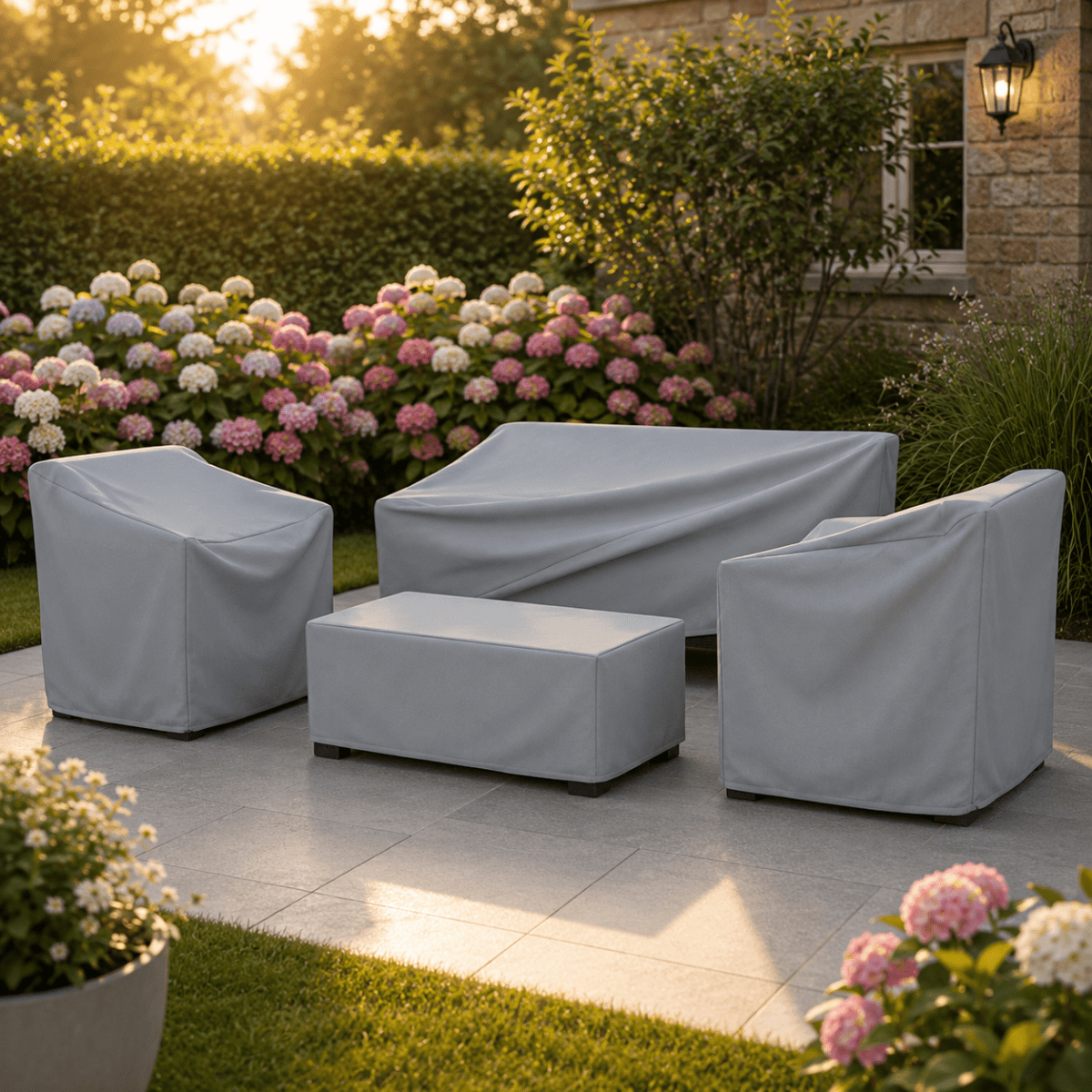 Beschermhoes tuinmeubelen – stof- en spatwaterdicht