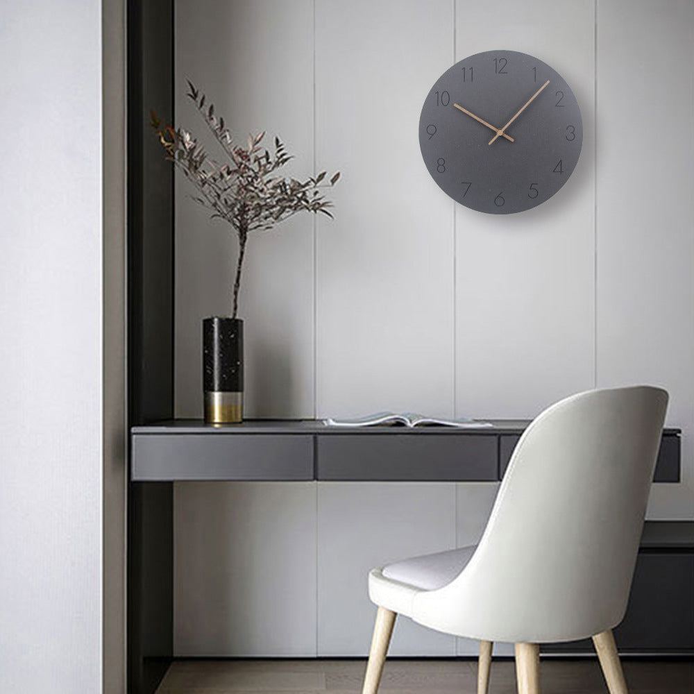 Minimalistische wandklok – geruisloos en modern voor de woonkamer