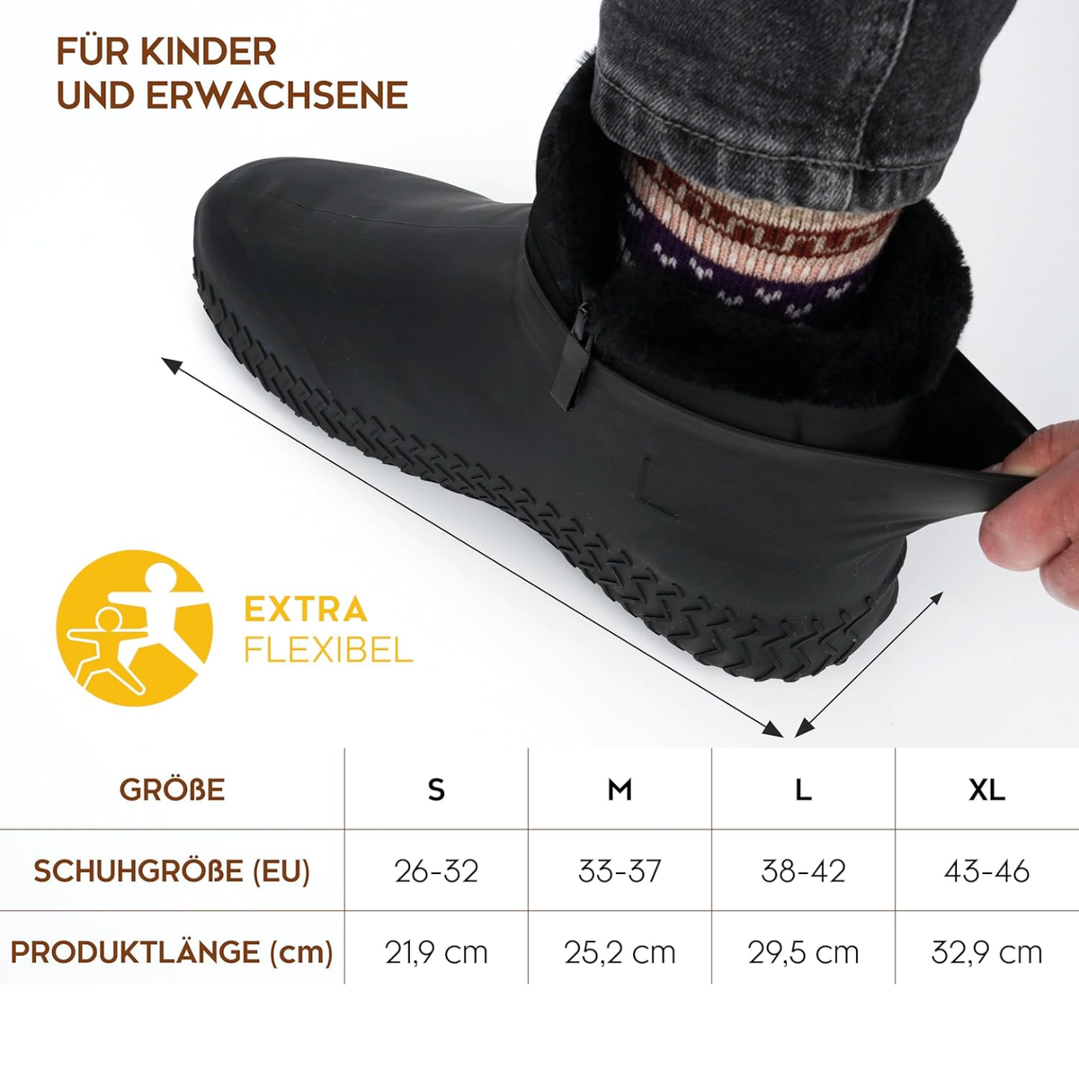 Waterdichte Siliconen Overschoenen – Antislip en Opvouwbaar voor Buiten