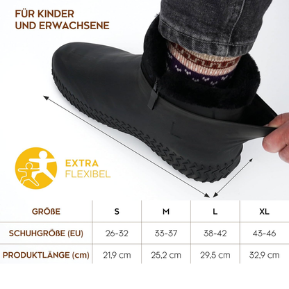 Waterdichte Siliconen Overschoenen – Antislip en Opvouwbaar voor Buiten