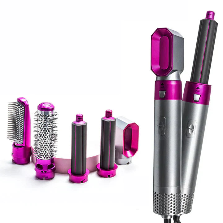 5-in-1 Haarstyler met Airflow-technologie voor Krullen, Golven en Glad Haar