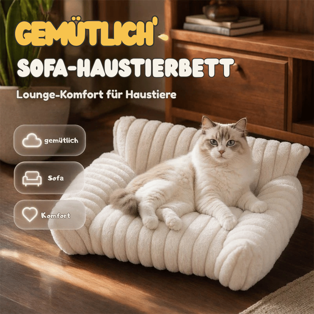 Huisdiermand voor katten en honden – zacht gevoerd met verhoogde randen