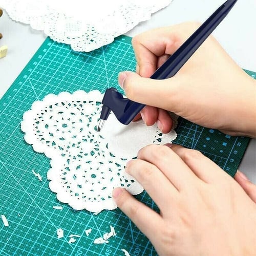 Precisie Snijgereedschap met 360° Draaimes voor Papier, Stof & Folie