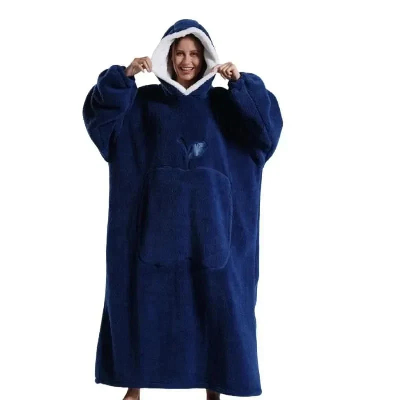 Fleece Hoodie Oversized – zacht, warm en onbeperkt beweeglijk