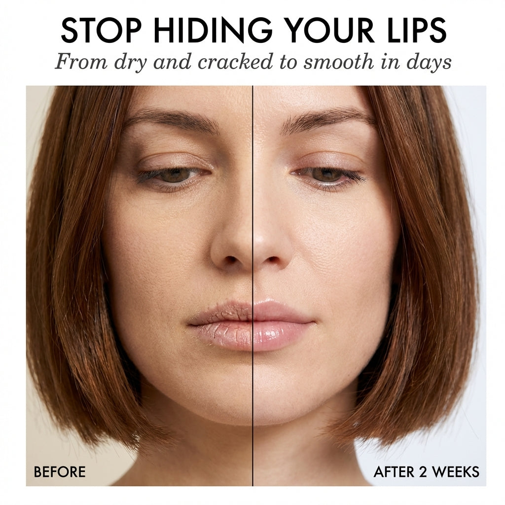 Vochtinbrengend Lippenmasker met Bijenwas en Vitamine E voor Zachte Lippen