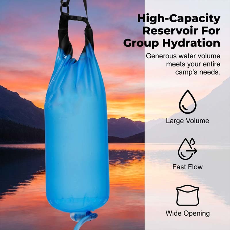 Zwaartekracht Waterfilter Pompvrij – Drinkwater voor Camping & Nood