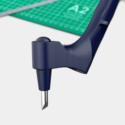 Precisie Snijgereedschap met 360° Draaimes voor Papier, Stof & Folie