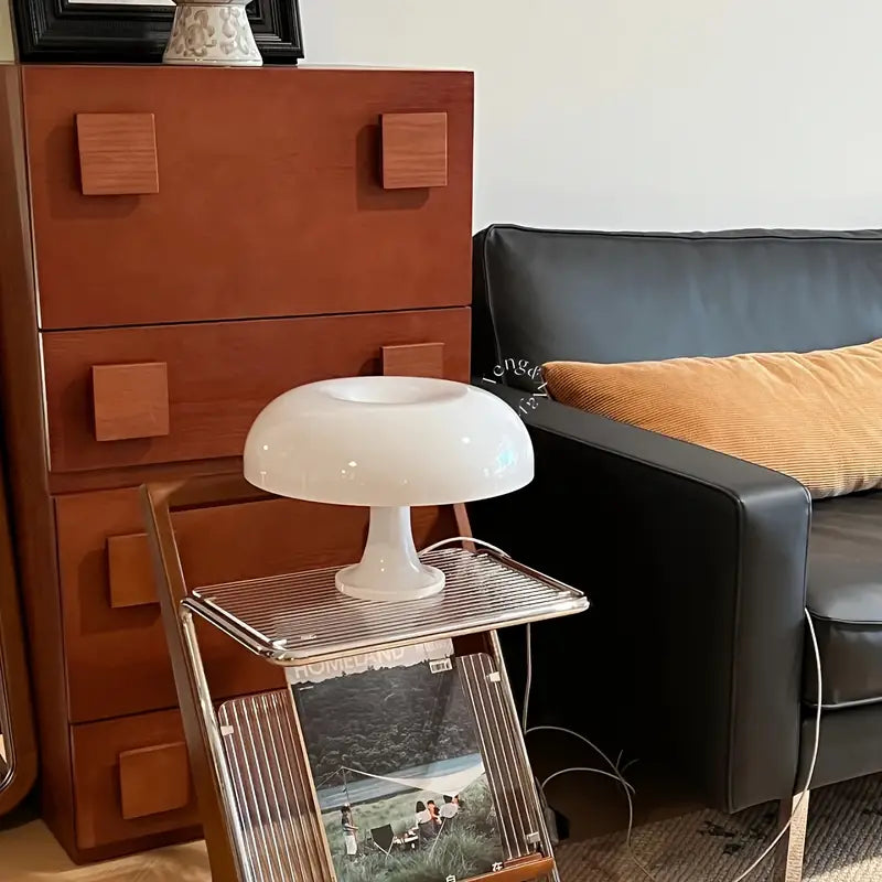 Draagbare paddenstoellamp met LED – draadloos en sfeervol
