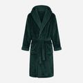 Fleece badjas met capuchon voor heren – zacht, warm en machinebestendig