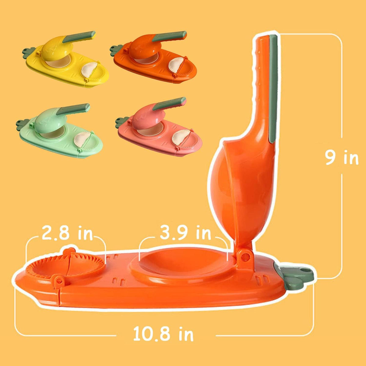 2-in-1 Dumpling Maker – Deegpakketjes Vullen, Vormen en Sluiten