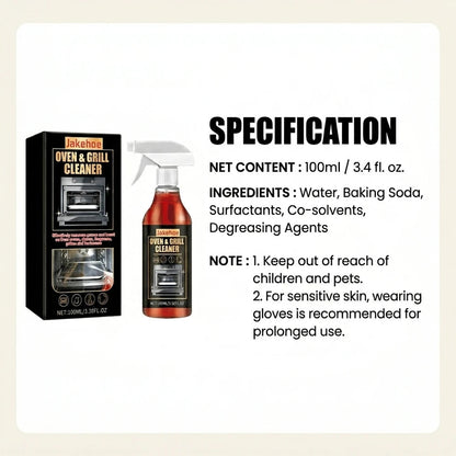 Krachtige Ovenreiniger Spray – Vetoplosser voor Oven, Kookplaat & Grill