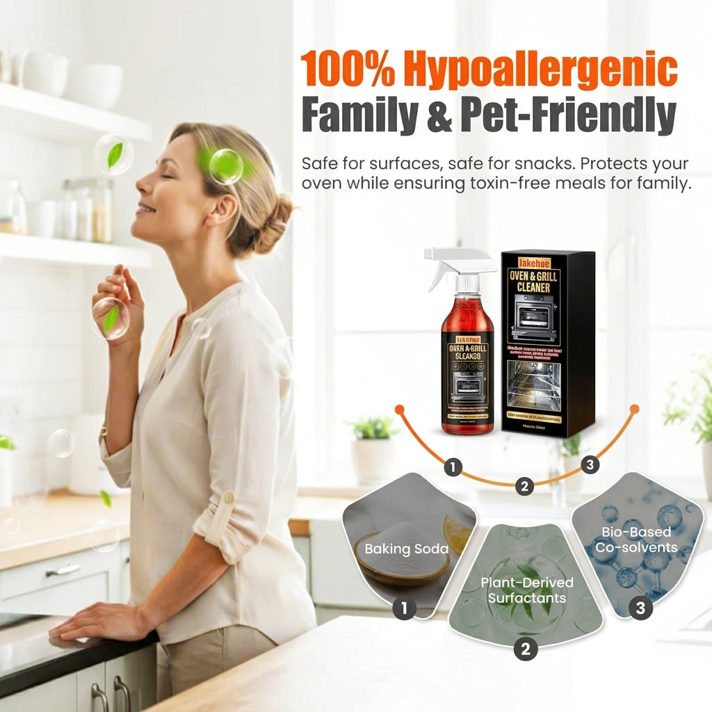 Krachtige Ovenreiniger Spray – Vetoplosser voor Oven, Kookplaat & Grill