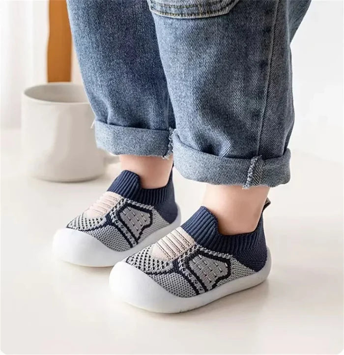 Antislip Babyschoenen met TPR-Zool voor Eerste Stapjes – Maat EU 17-23