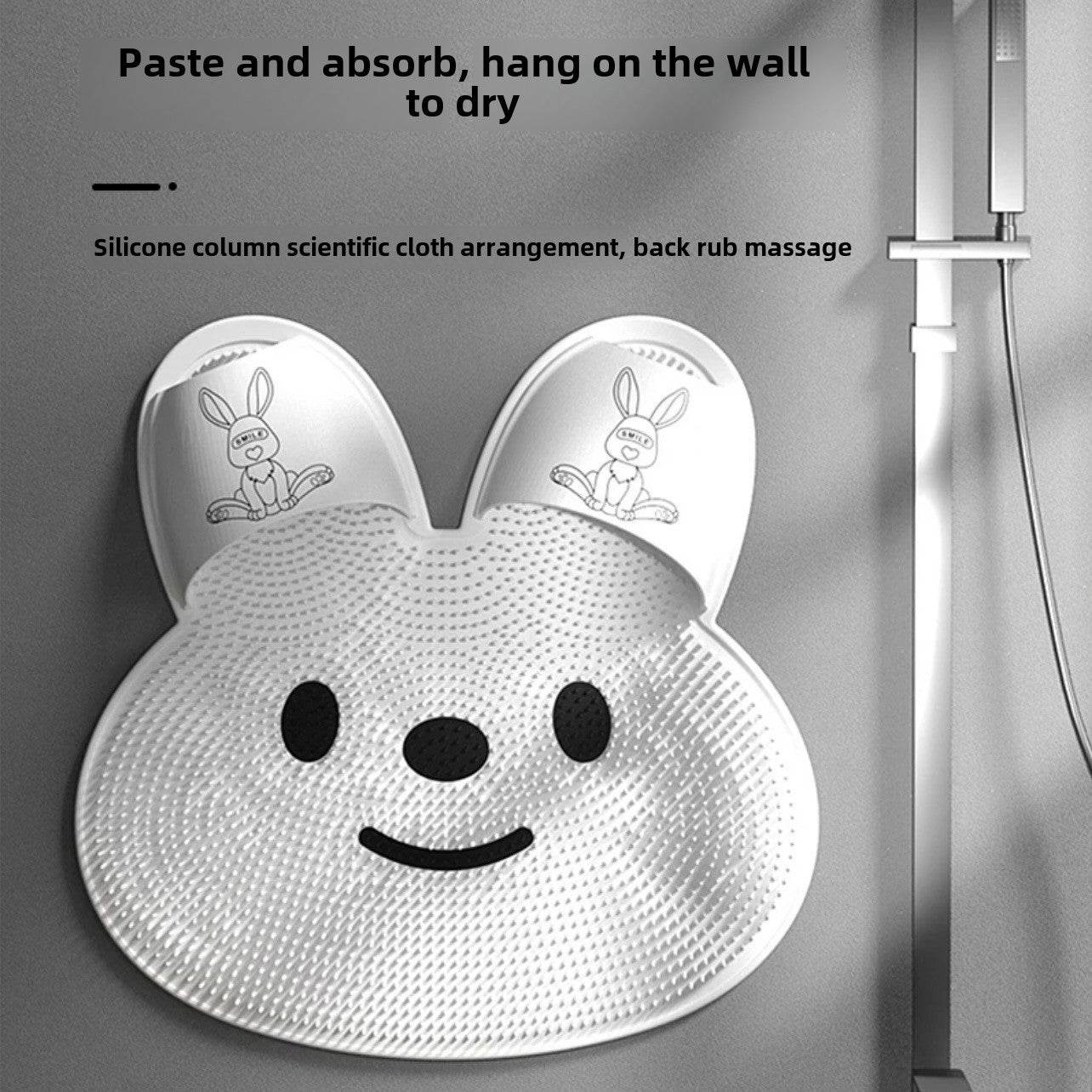 Voetmat met Borstelhaartjes voor Reiniging, Massage en Peeling onder de Douche