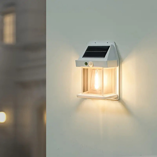 Zonne-energie buitenlamp met bewegingssensor – draadloos & weerbestendig