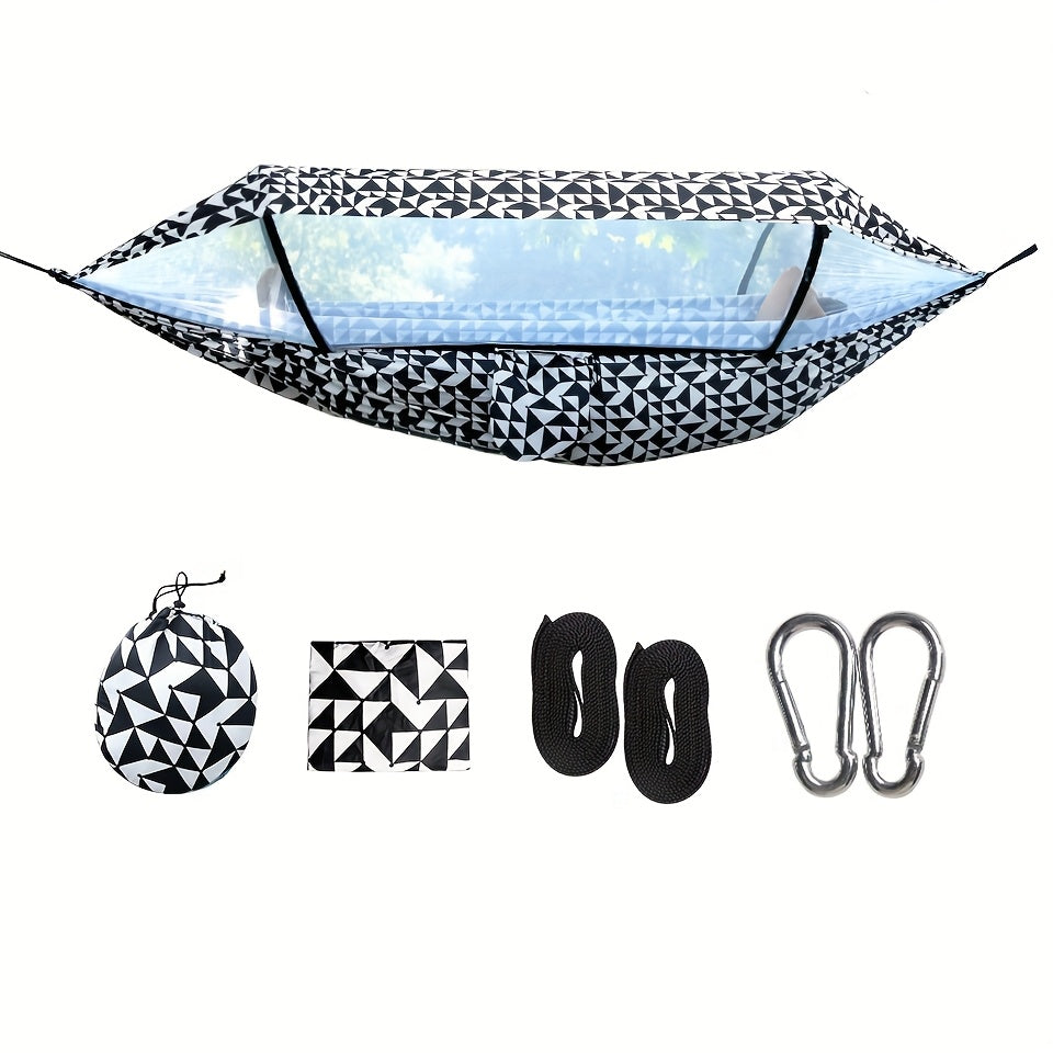 Outdoor Hangmat met Muggennet en Zonnedak – 3-in-1 Camping Hangmat 260x140 cm