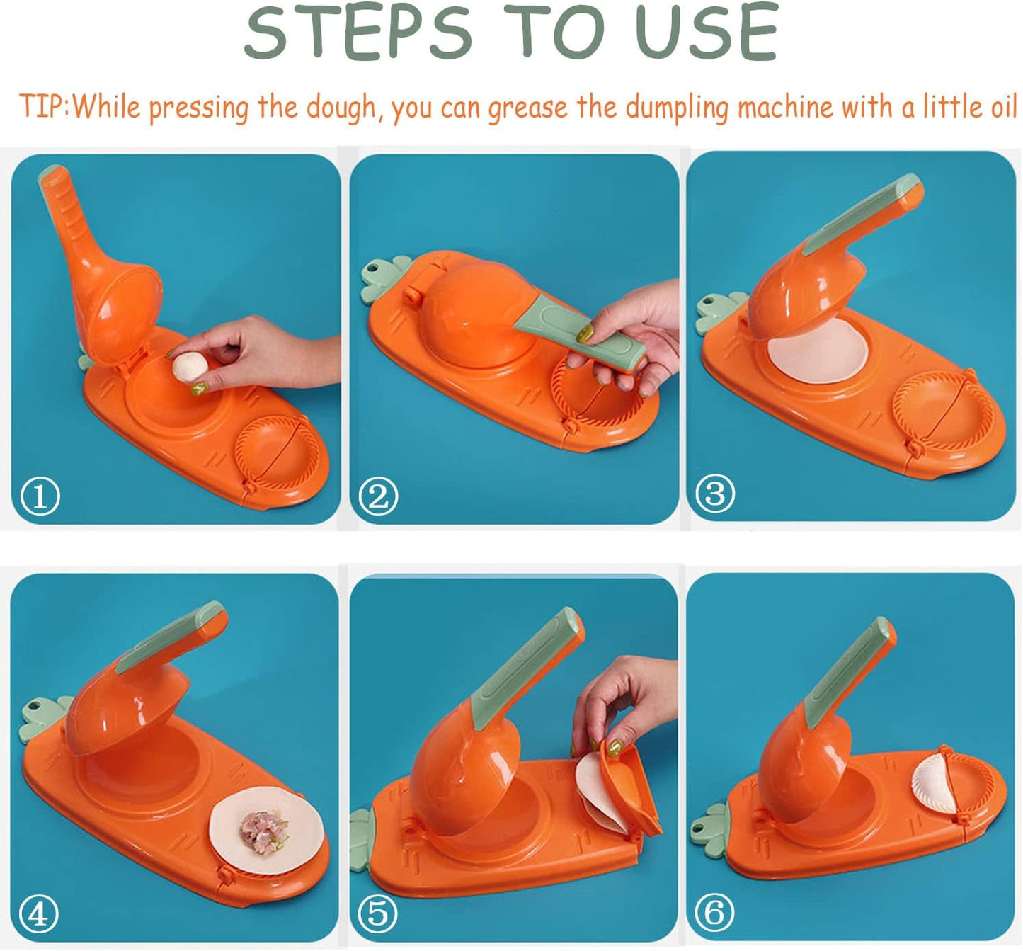 2-in-1 Dumpling Maker – Deegpakketjes Vullen, Vormen en Sluiten