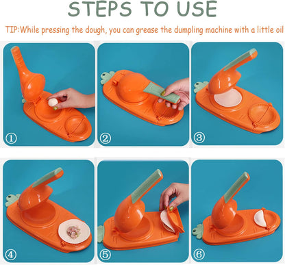 2-in-1 Dumpling Maker – Deegpakketjes Vullen, Vormen en Sluiten