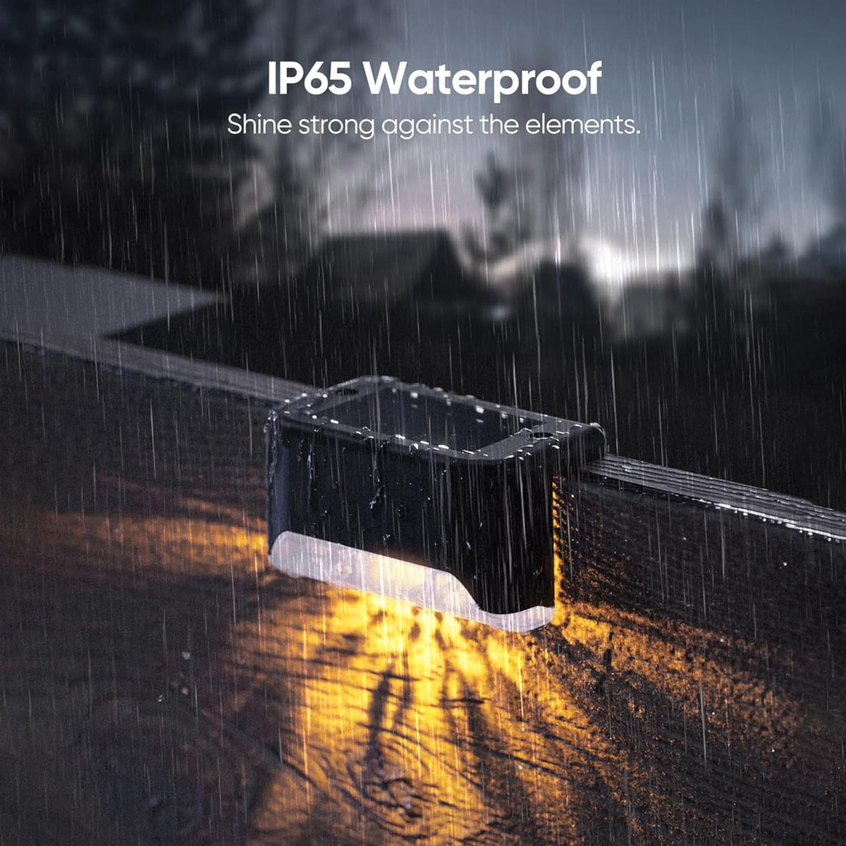 Solar Terraslampen Buiten – Set van 4 met Bewegingssensor en IP65
