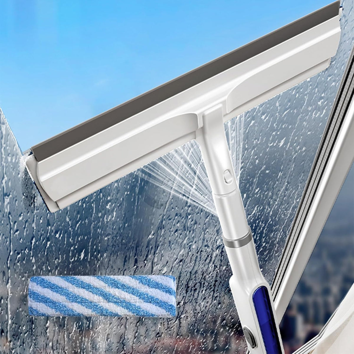 Ramenreiniger met Telescoopsteel – Streepvrij Ramen Wassen zonder Ladder
