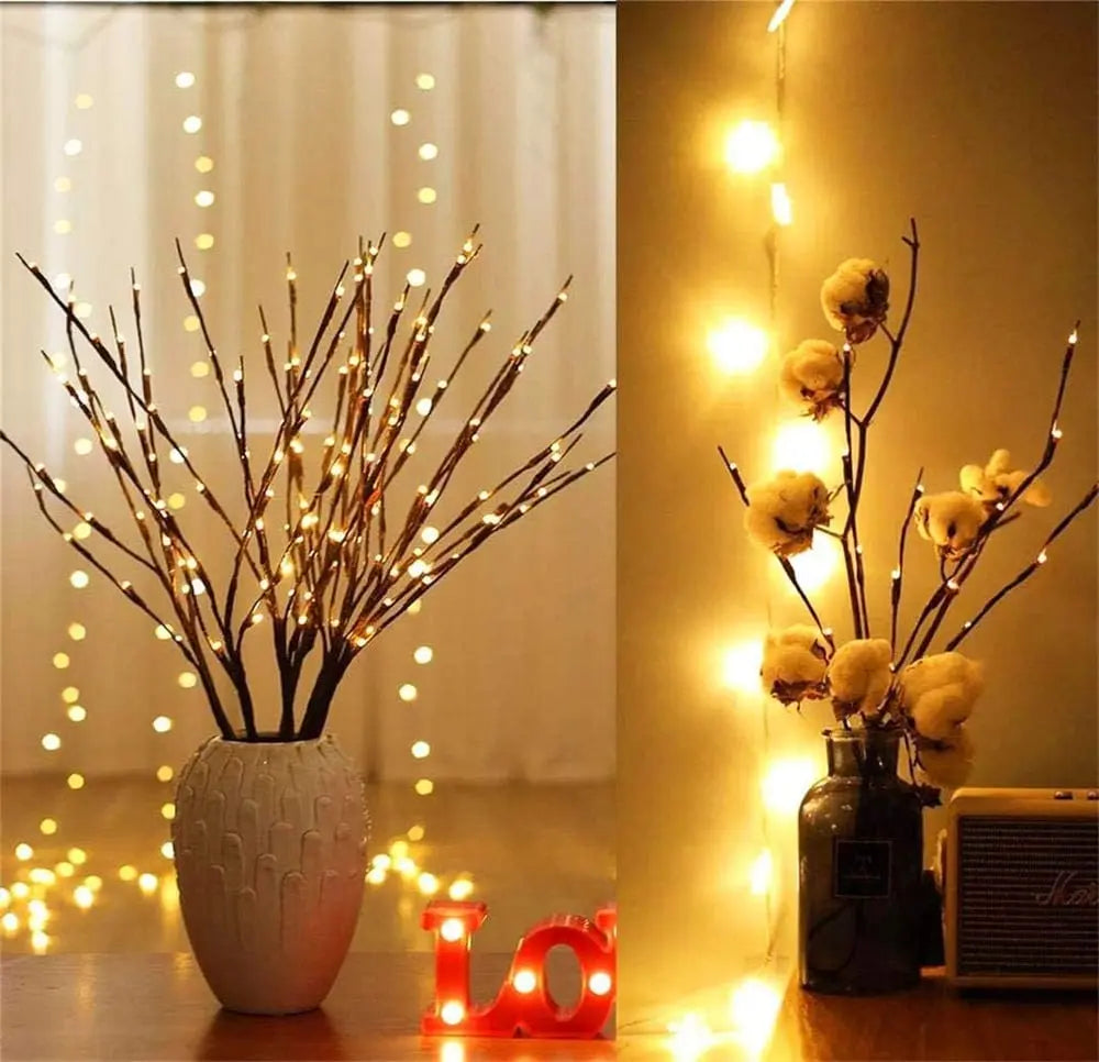LED Lichtakken met Buigzame Takken – Set van 20 Sfeervolle Decoratietakken