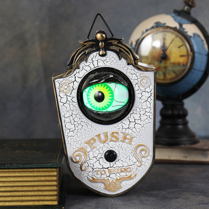 Elektronische Halloween deurbel met griezelig oog en geluidseffect