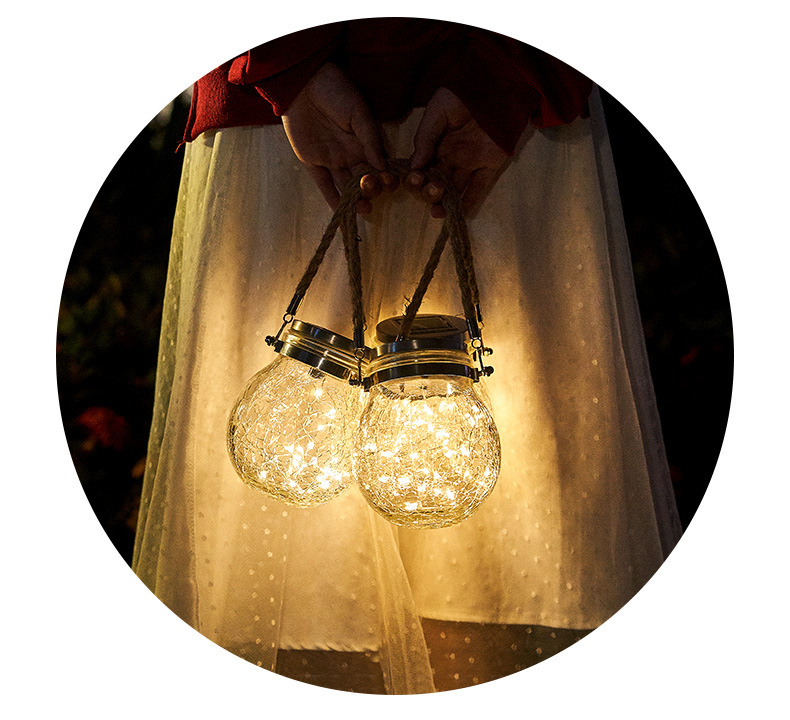 Solar lantaarn voor buiten – warm wit decoratief licht zonder stroom