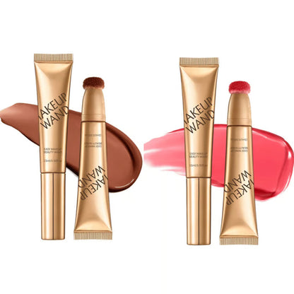 Contour & Blush Duo Pen met Ingebouwde Applicator voor een Stralende Teint