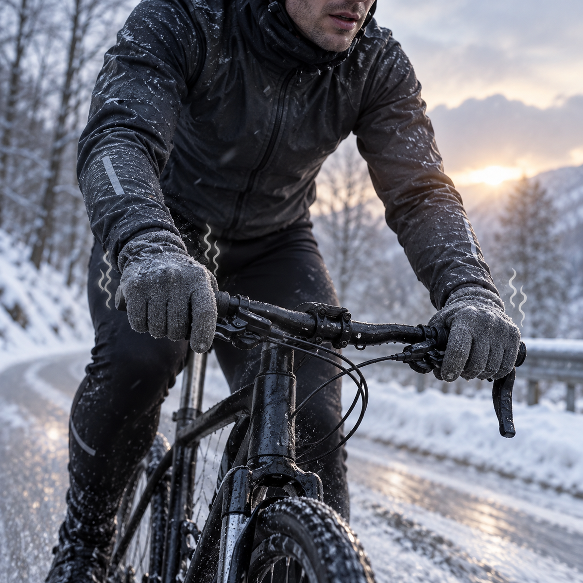 Waterdichte thermohandschoenen met touchscreen – winter