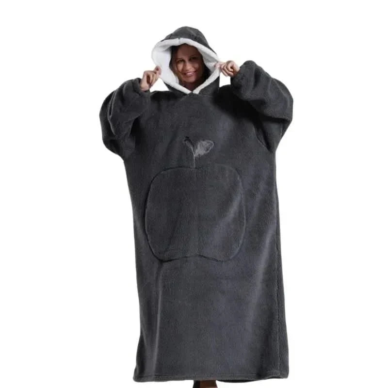 Fleece Hoodie Oversized – zacht, warm en onbeperkt beweeglijk