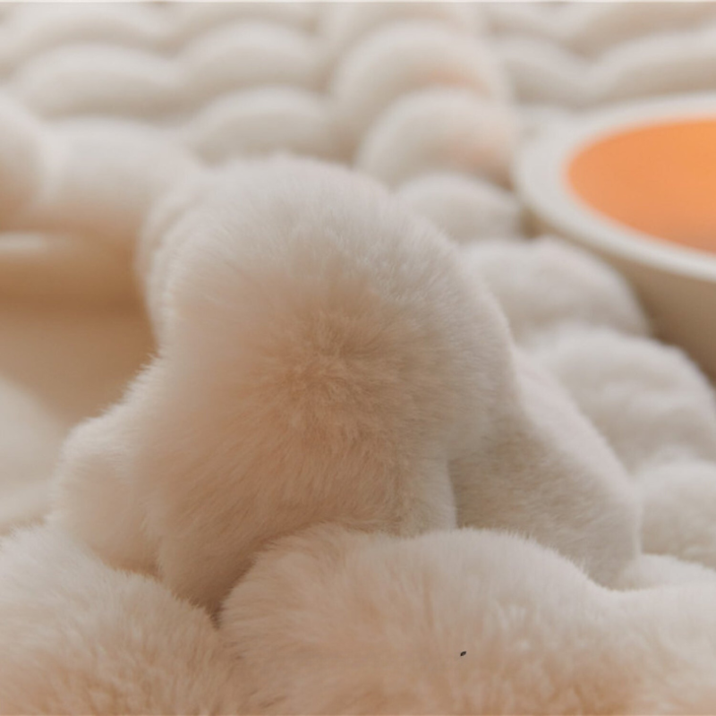 Extra dikke fluffy deken voor bank en bed – warm en zacht