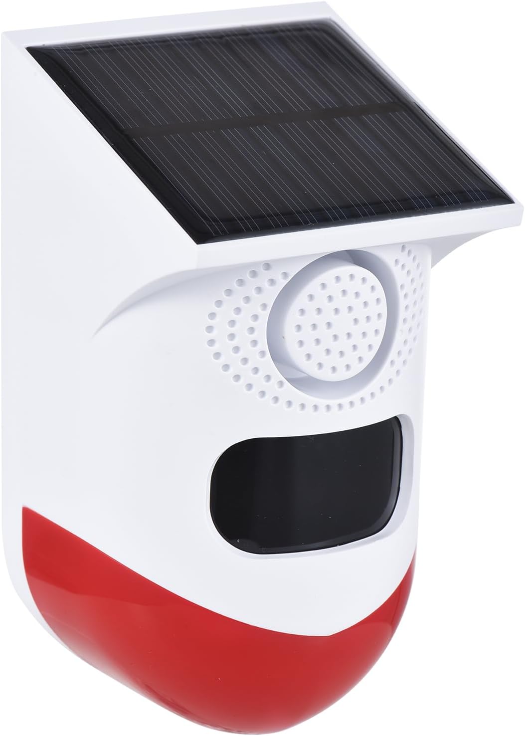 Zonne-energie Bewegingsmelder met Alarmsirene en LED-waarschuwingslicht voor