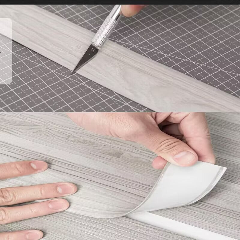 Zelfklevend Vloerovergangsprofliel van Flexibel Soft-PVC – Zonder Boren
