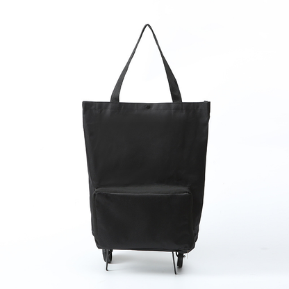 Opvouwbare Boodschappentrolley met Wielen – 2-in-1 Tas en Trolley