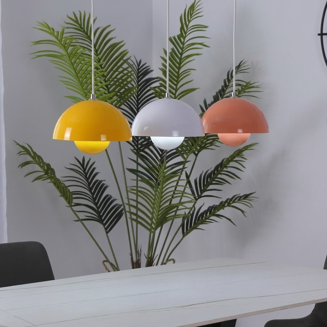 Hanglamp met plantenbak – LED-hanglamp in Scandinavische stijl