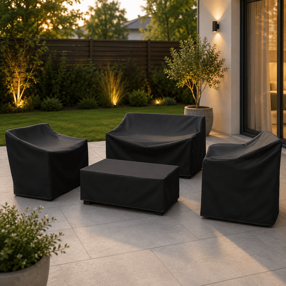 Beschermhoes tuinmeubelen – stof- en spatwaterdicht