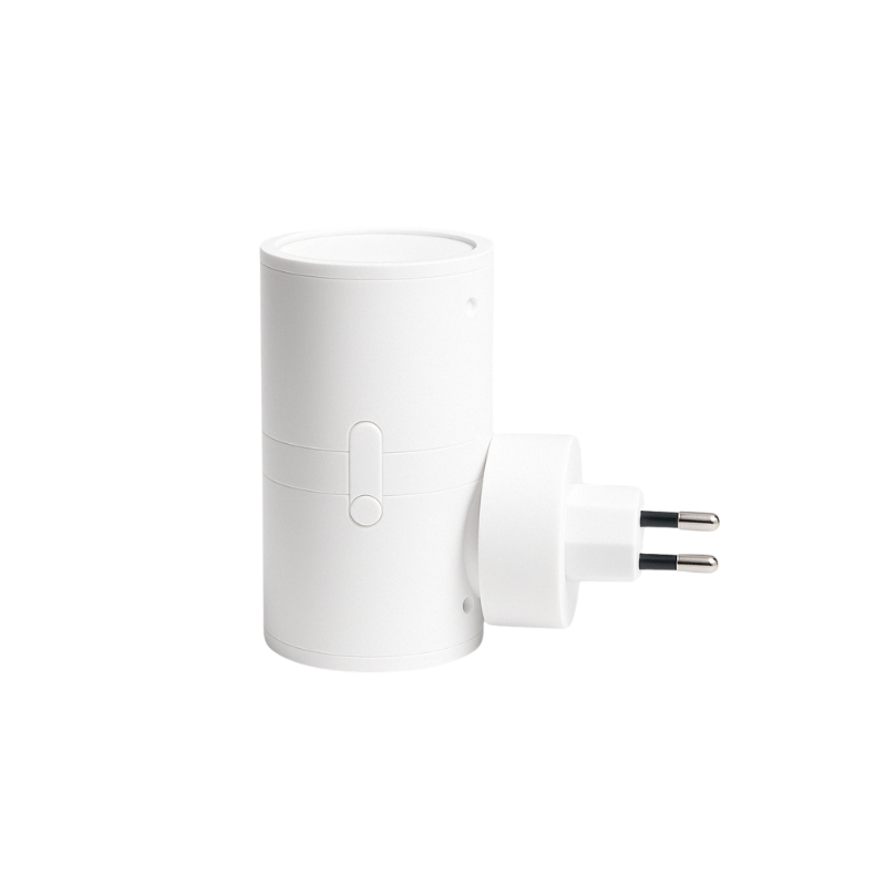 Insteek LED wandlamp met dag-nachtsensor – dimbaar warm wit licht