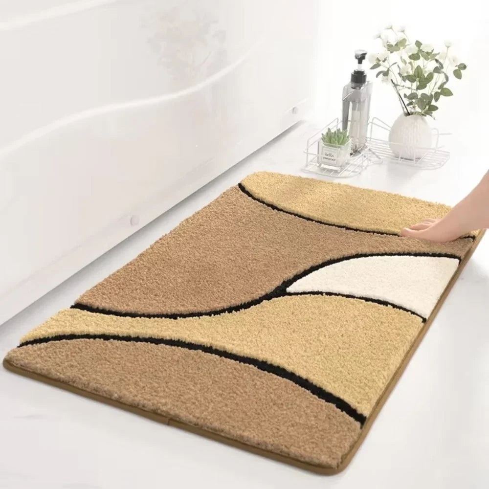 Pluche microvezel badmat – waterabsorberend en antislip