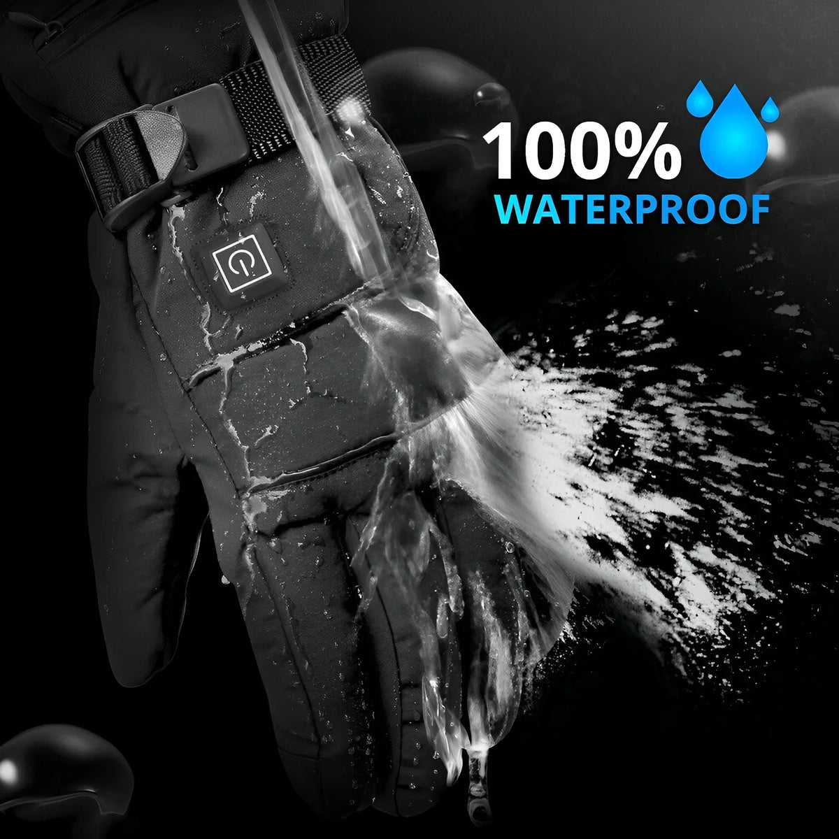 Verwarmde handschoenen met 3 warmteniveaus voor winter en outdoor