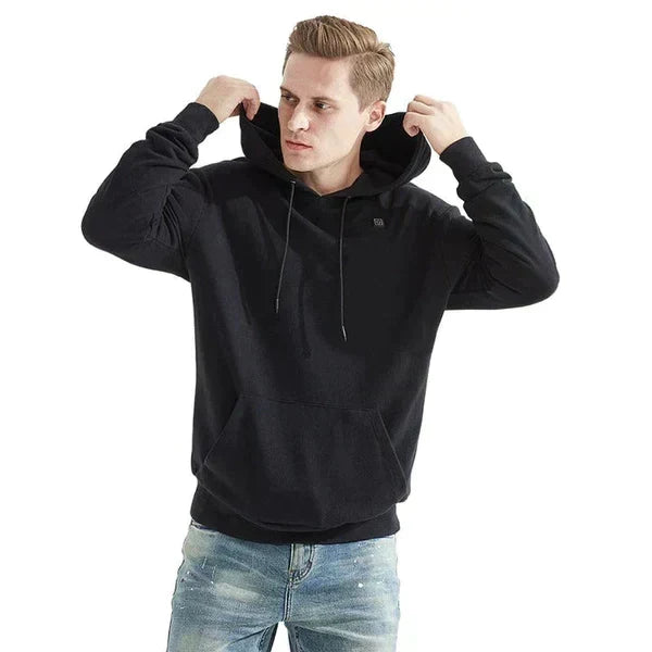 Verwarmde hoodie met USB-aansluiting – 3 warmtestanden unisex