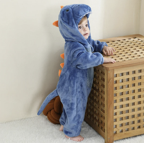 Baby romper met tiermotief – zacht, ademend en comfortabel