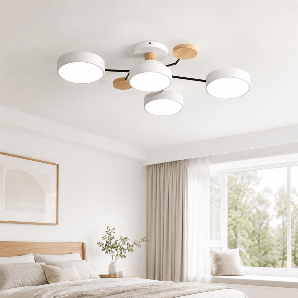 Ronde LED Plafondlamp Minimalistisch voor Woon- en Slaapkamer