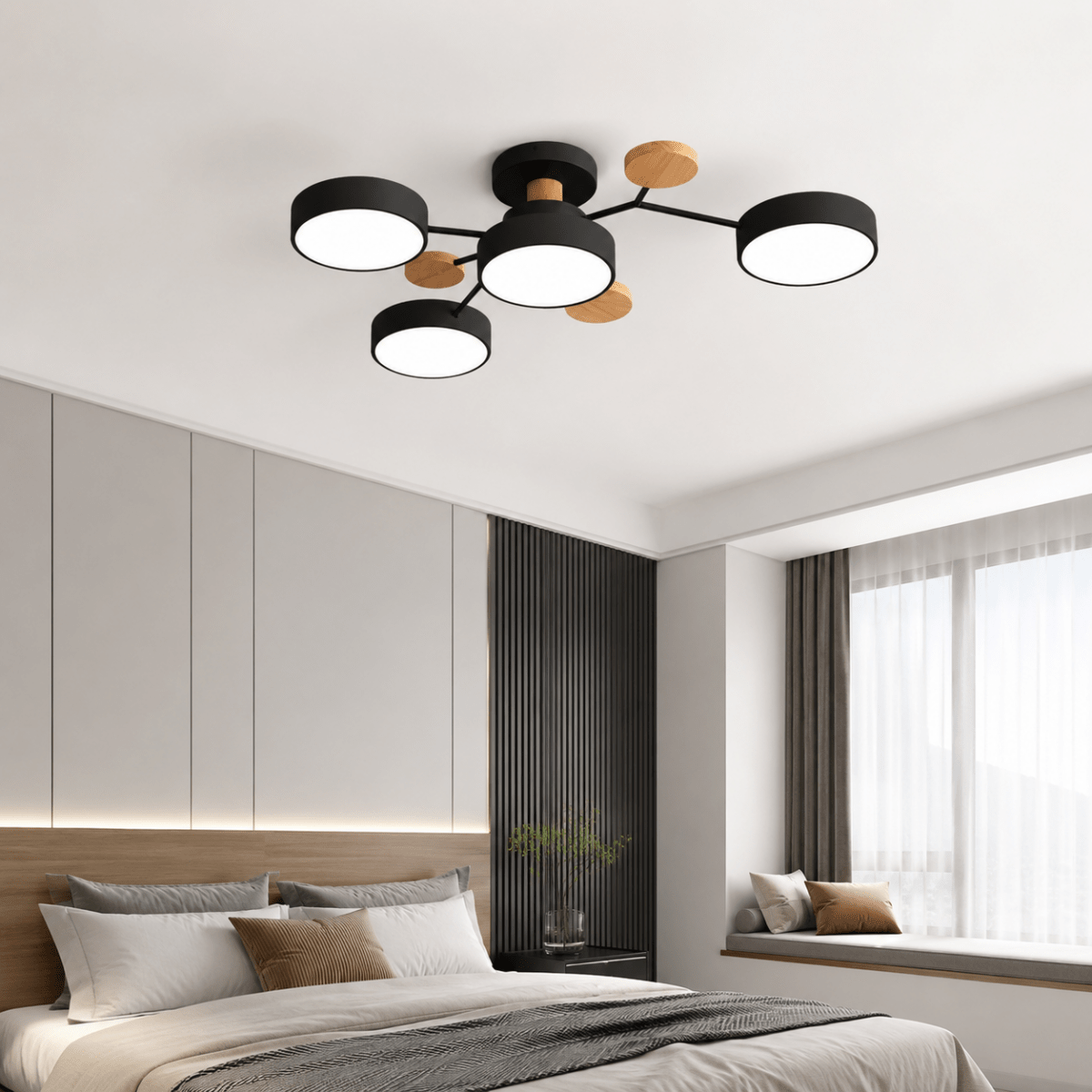 Ronde LED Plafondlamp Minimalistisch voor Woon- en Slaapkamer