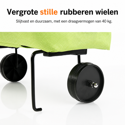Opvouwbare Boodschappentrolley met Wielen – 2-in-1 Tas en Trolley