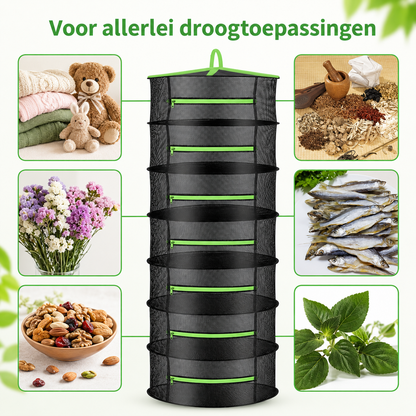 Hangend Kruidendroger Rek met 6 of 8 Lagen voor Kruiden en Bloemen